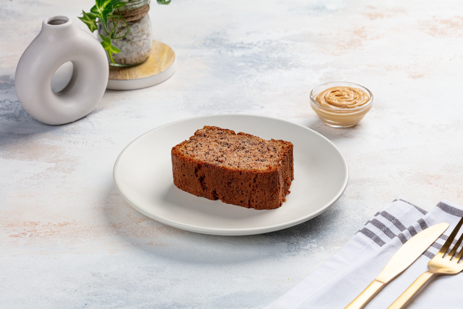 Banana Bread with Peanut Butter