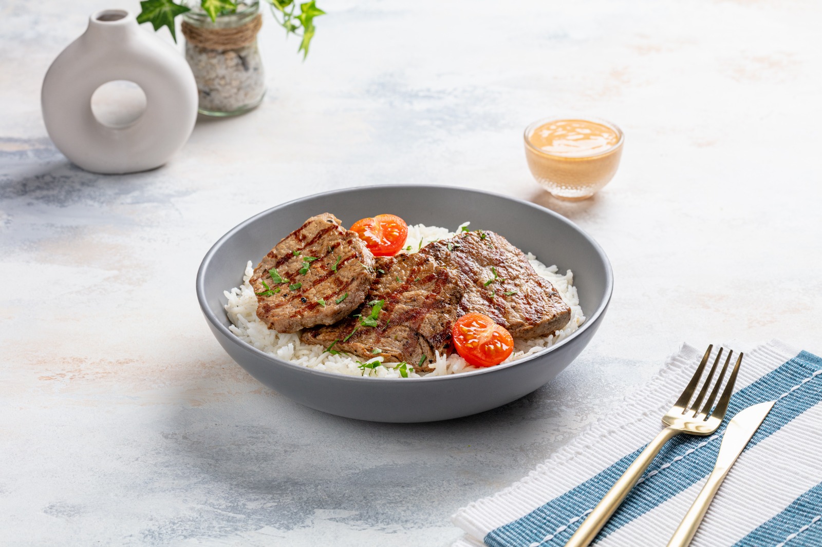 Beef Fillet With Tikka Sauce