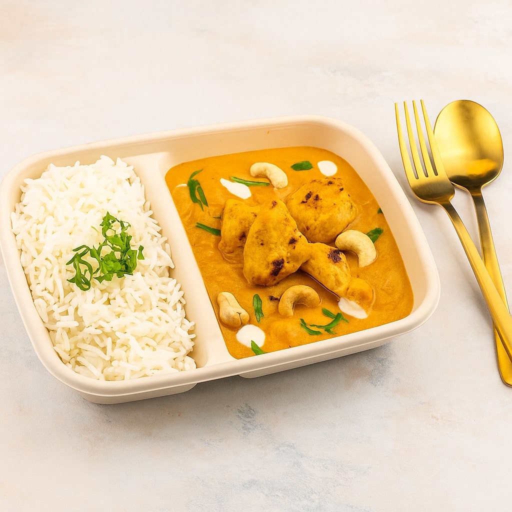Butter Chicken with White Rice
